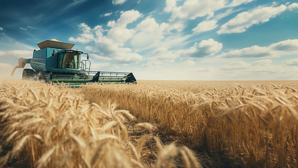 Farming agriculture outdoors harvest. AI generated Image by rawpixel.