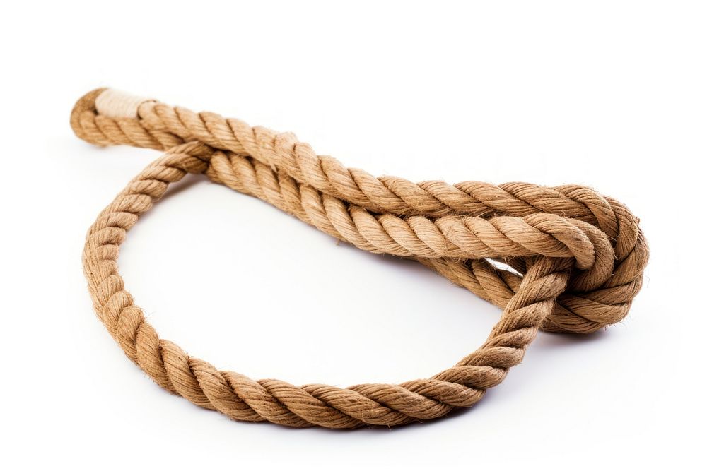 Coiling rope white background accessories durability. AI generated Image by rawpixel.
