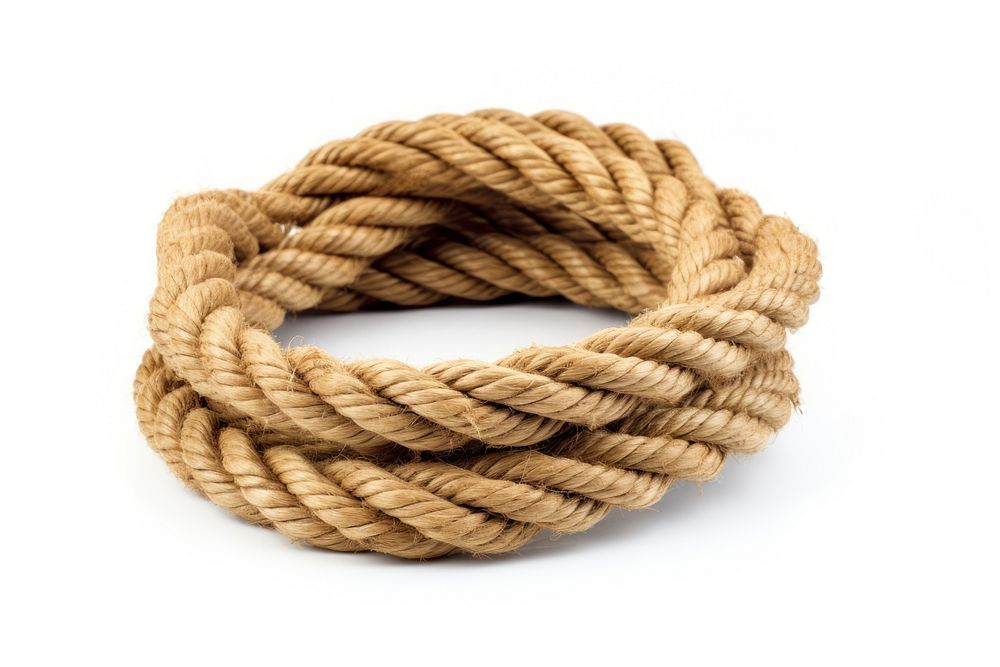 Coiling rope jewelry white background accessories. AI generated Image by rawpixel.