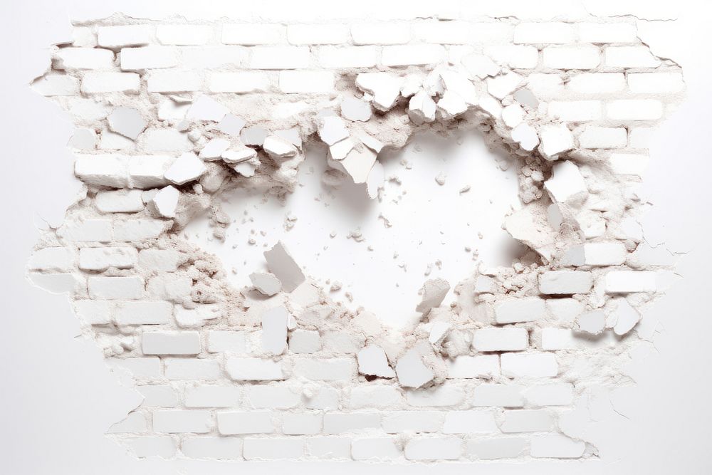 Brick wall architecture backgrounds white. AI generated Image by rawpixel.