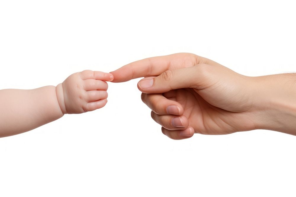 Finger baby holding hand. AI generated Image by rawpixel.