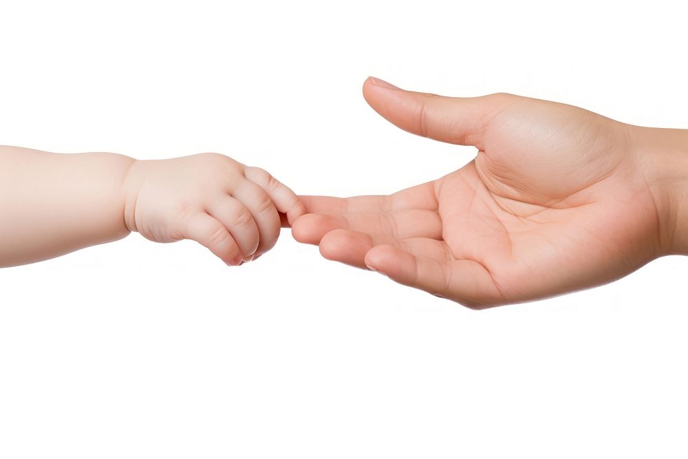 Finger baby holding hand. AI generated Image by rawpixel.