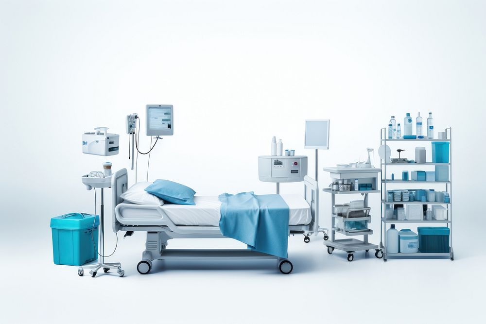 Healthcare industry furniture hospital clinic. AI generated Image by rawpixel.