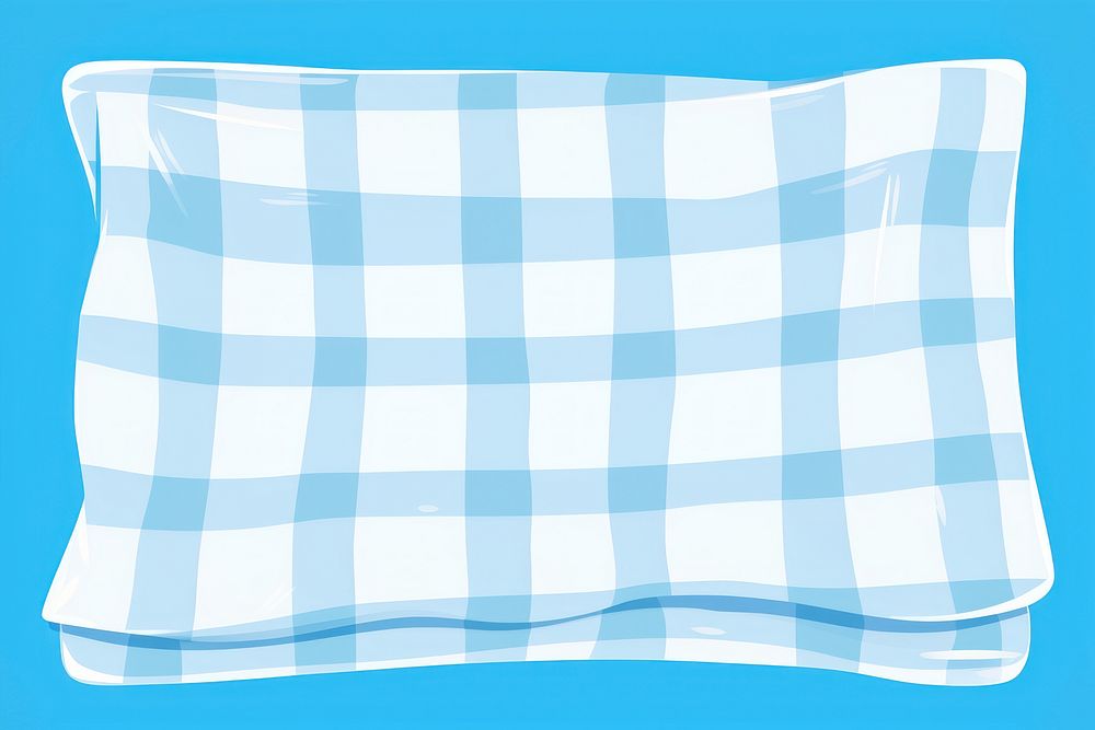Plaid towel backgrounds white blue. AI generated Image by rawpixel.