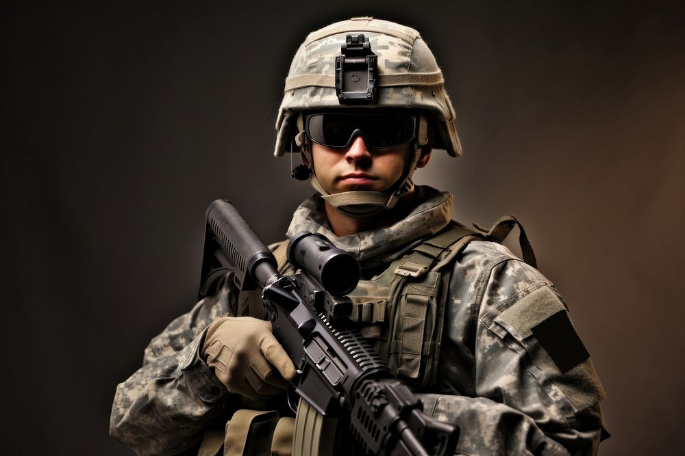 Army Soldier soldier army military. AI generated Image by rawpixel.