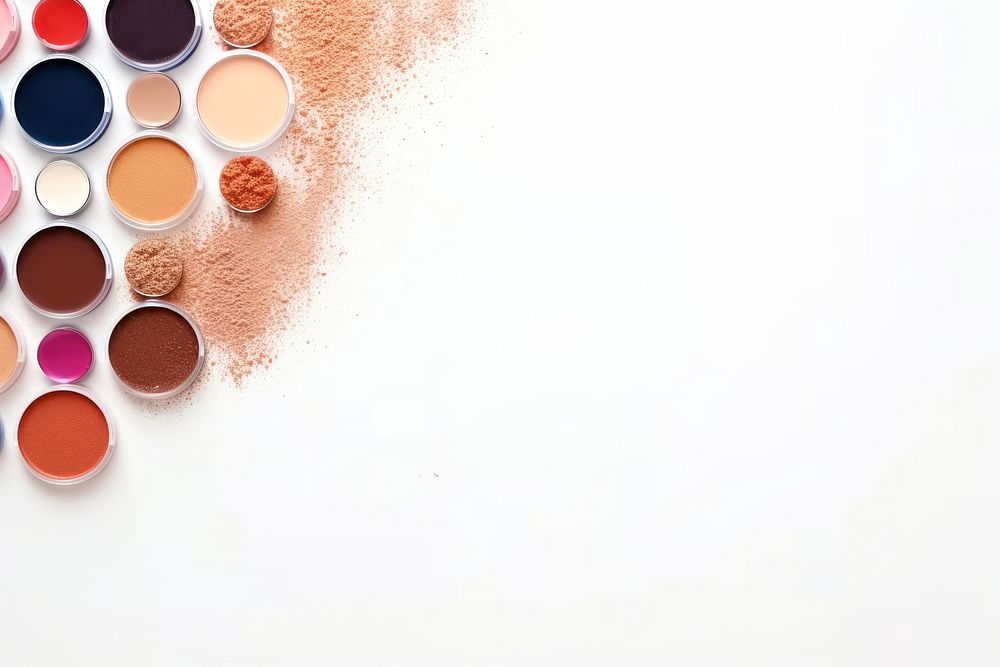 Backgrounds cosmetics white background variation. AI generated Image by rawpixel.