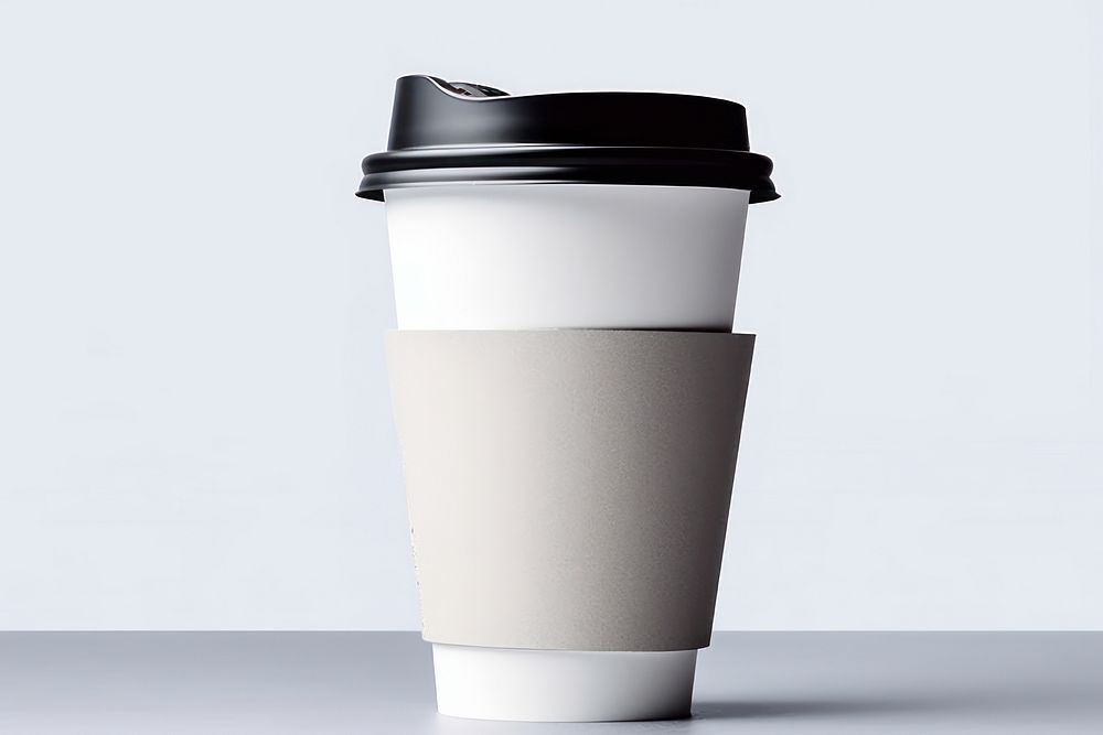 Cup holder mug white background refreshment.