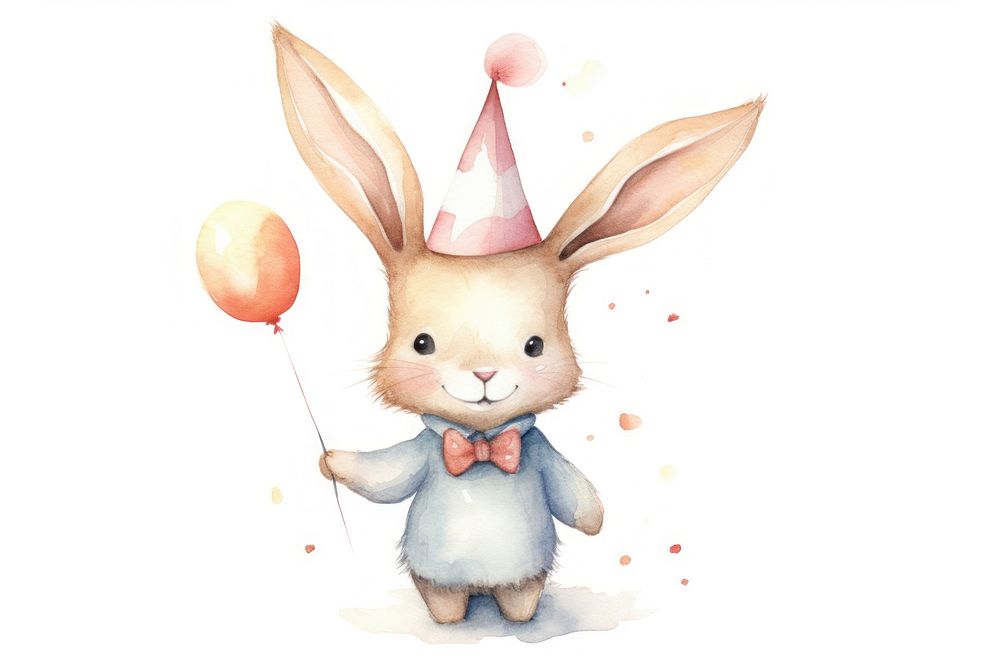Cute rabbit animal ear hat. AI generated Image by rawpixel.