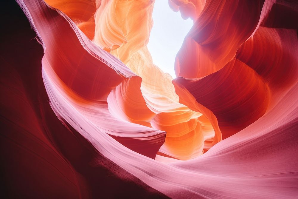 Antelope canyon backgrounds sandstone abstract. AI generated Image by rawpixel.