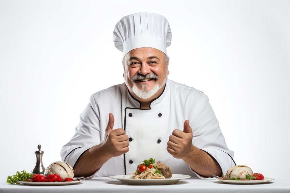 Restaurant chef plate adult. AI generated Image by rawpixel.