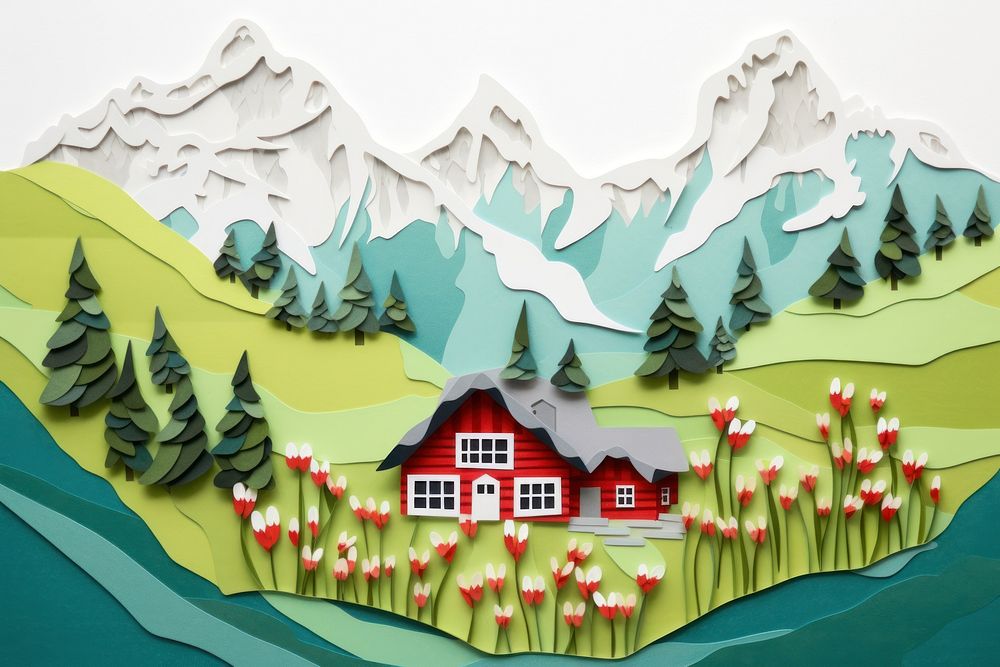 Switzerland outdoors building painting. 