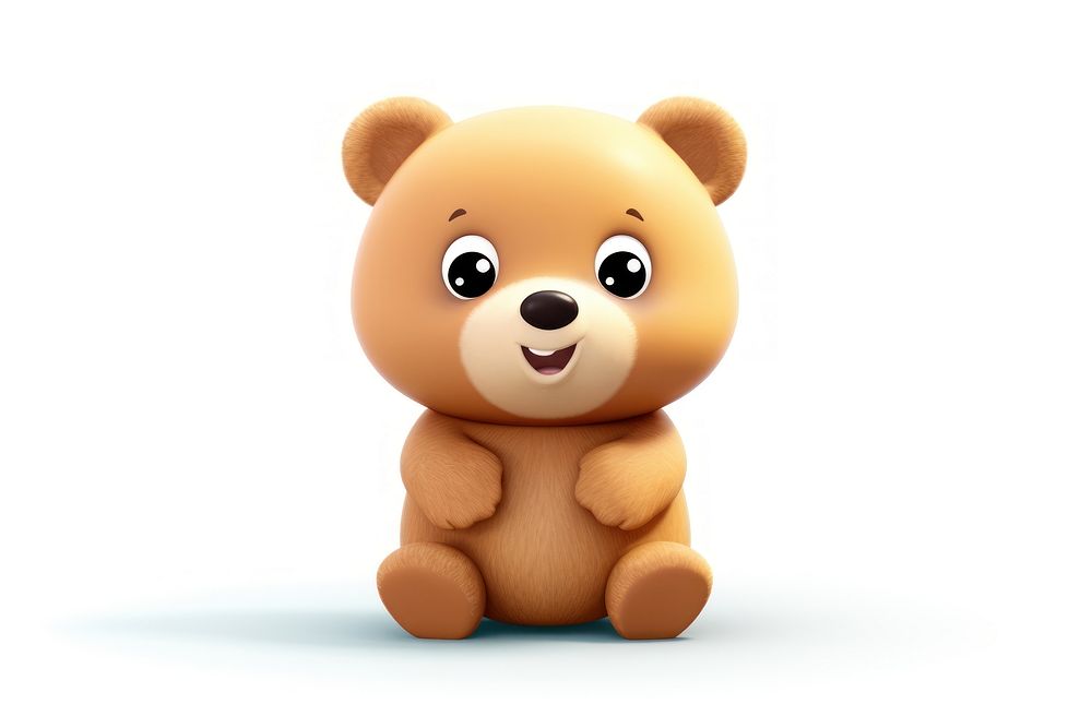 Bear mammal plush cute. AI generated Image by rawpixel.