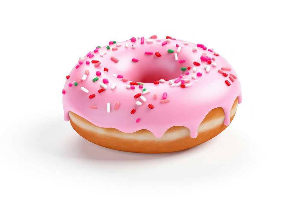 Donut dessert food cake. AI generated Image by rawpixel.