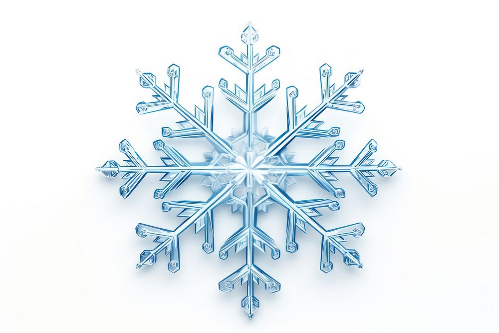 Winter snow snowflake white. AI generated Image by rawpixel.