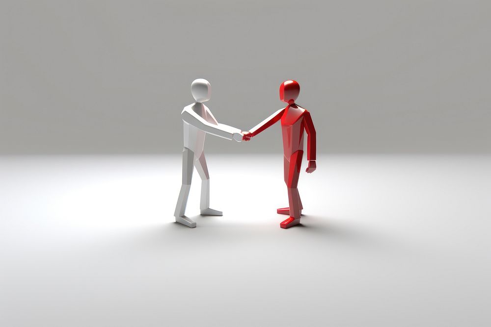 Greeting togetherness celebration agreement. AI generated Image by rawpixel.