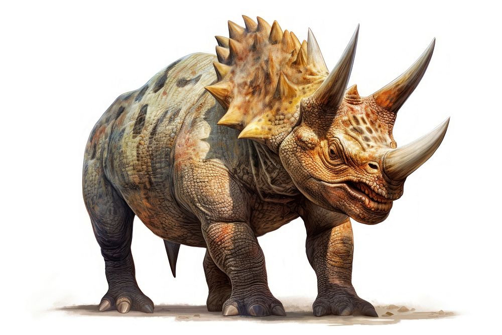 Dinosaur wildlife animal mammal. AI generated Image by rawpixel.