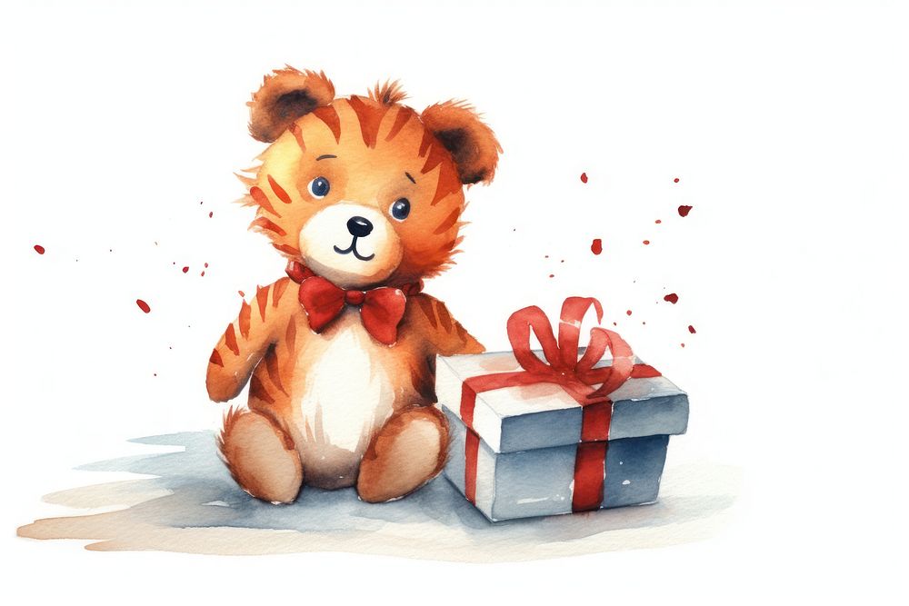 Tiger toy representation celebration. AI generated Image by rawpixel.