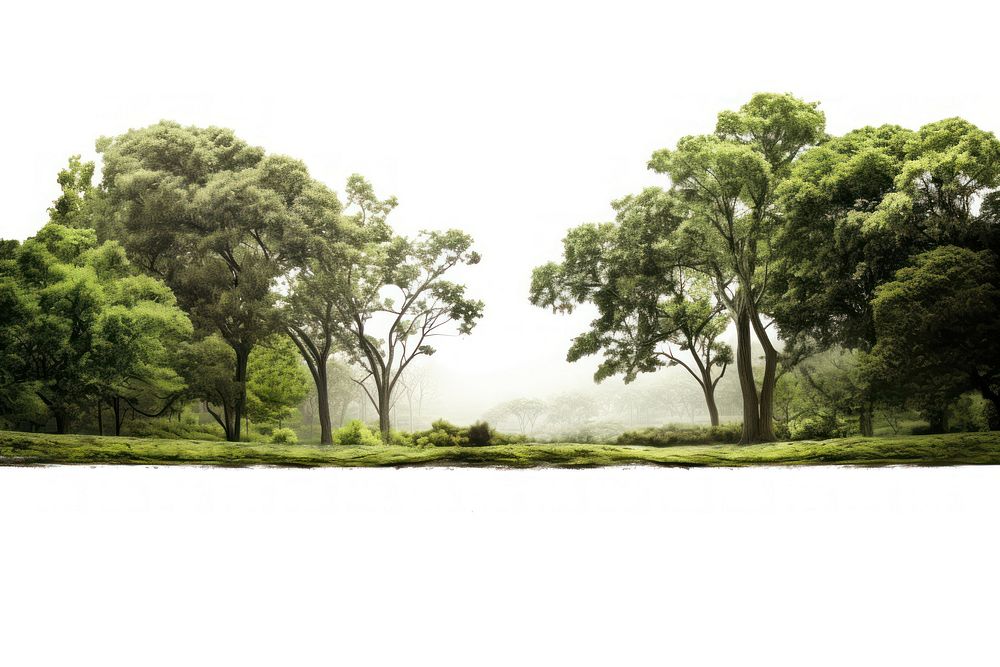 Realistic park landscape outdoors woodland. AI generated Image by rawpixel.