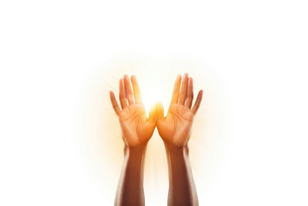 Hand sunlight finger adult. AI generated Image by rawpixel.