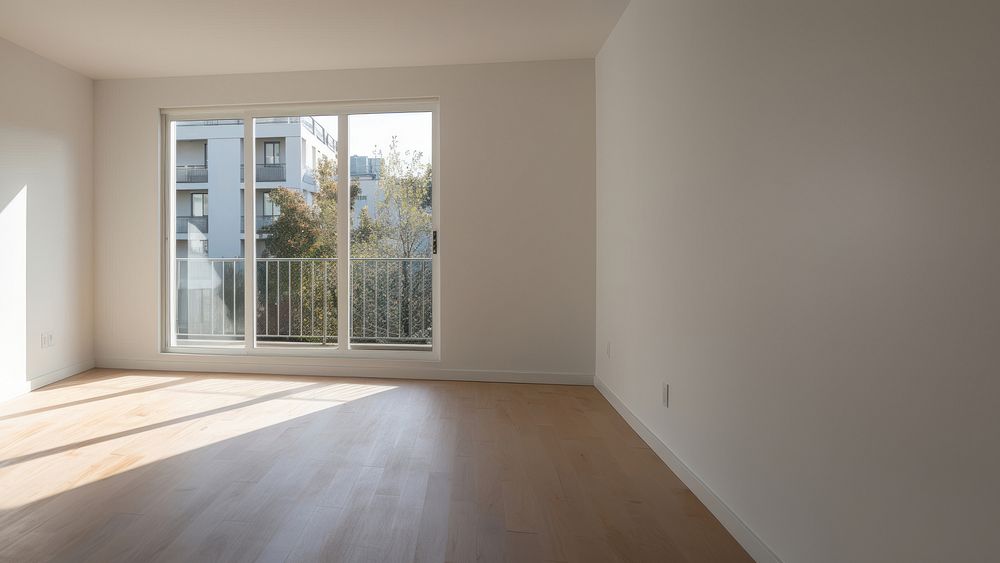 photo of apartment with empty space.  