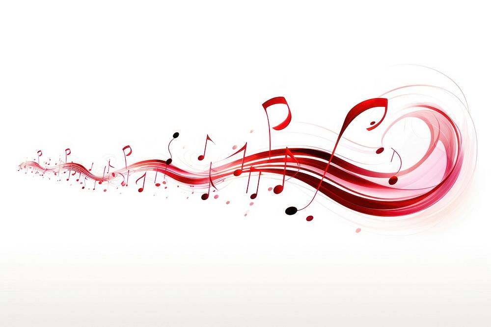 Music note backgrounds white background splattered. AI generated Image by rawpixel.