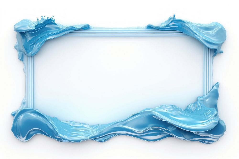 Water frame backgrounds turquoise water. AI generated Image by rawpixel.