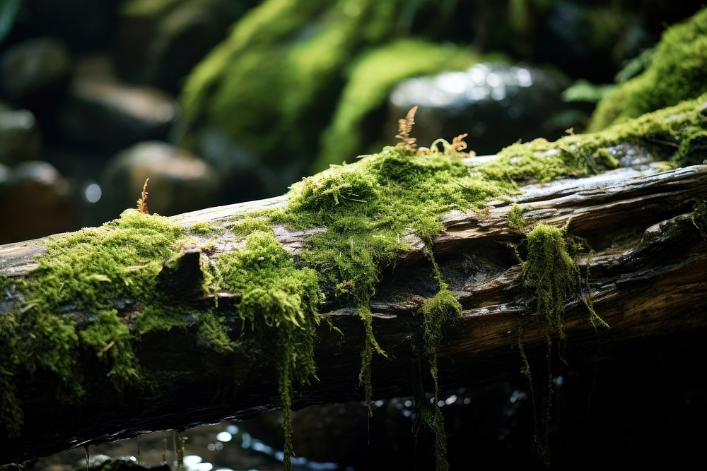 Jungle moss outdoors nature. AI generated Image by rawpixel.