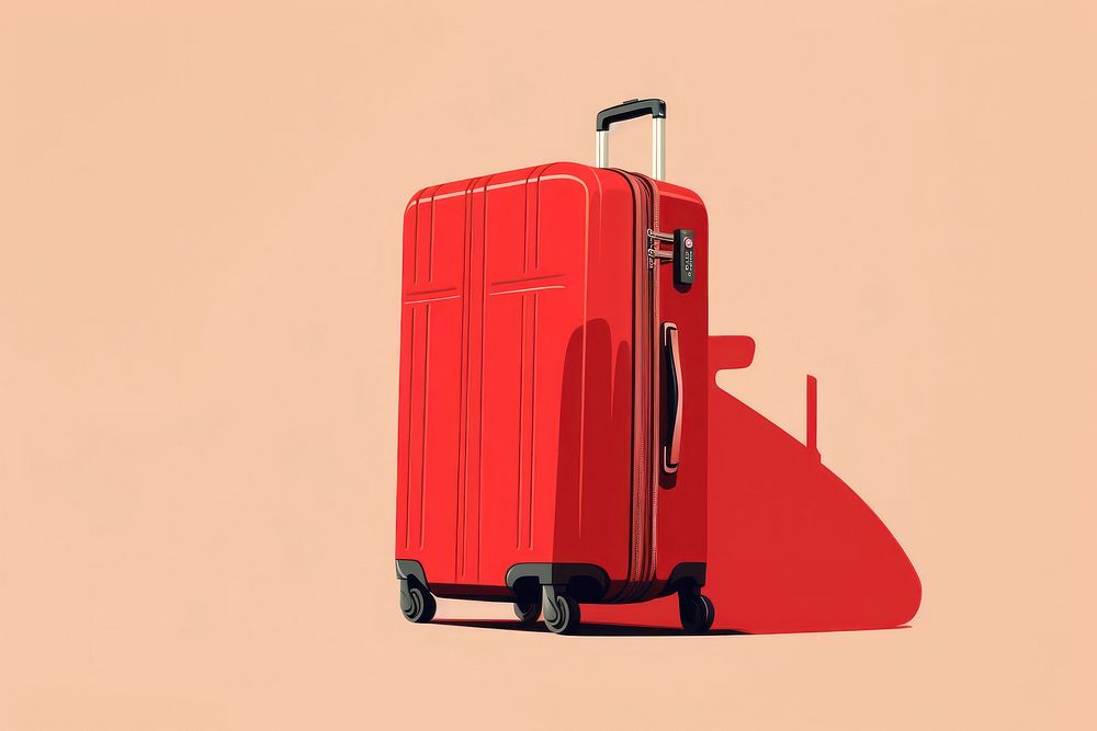 Luggage suitcase vehicle journey. AI generated Image by rawpixel.