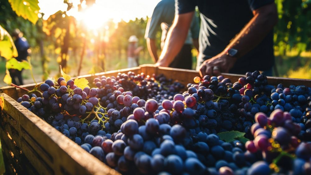 Harvesting Grapes with Italian Farmers. 