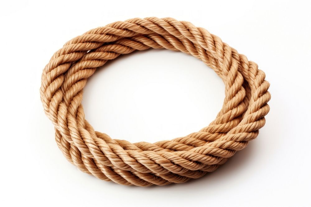 Coil rope jewelry white background accessories. AI generated Image by rawpixel.