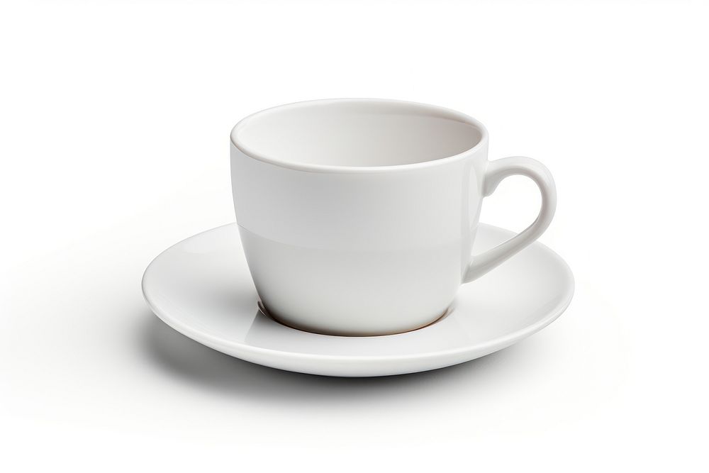 Cup porcelain saucer coffee. AI generated Image by rawpixel.