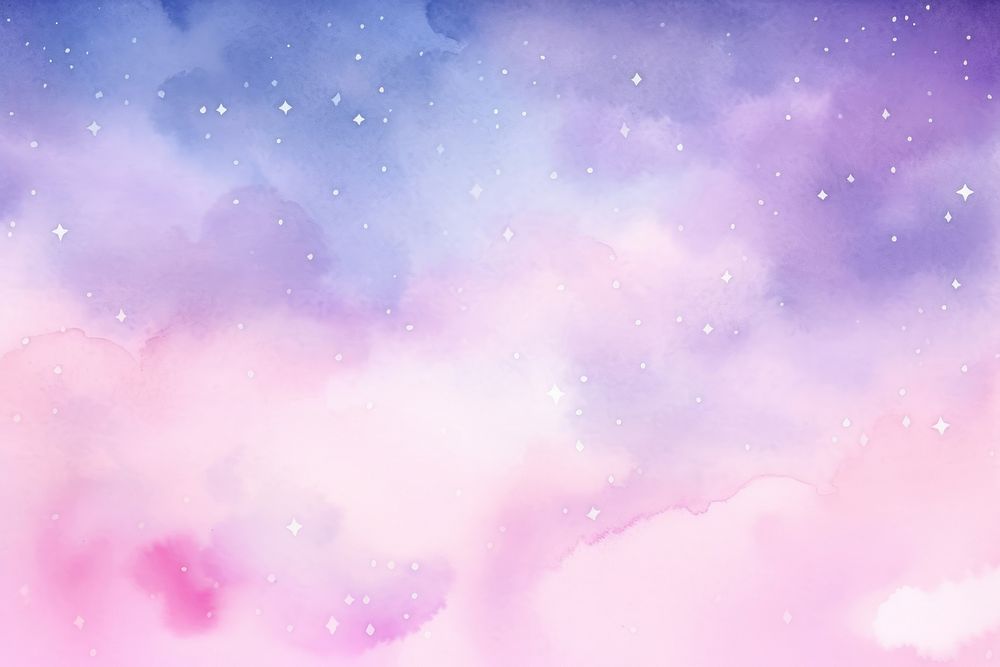 Milky way pastel sky outdoors nature purple. AI generated Image by rawpixel.