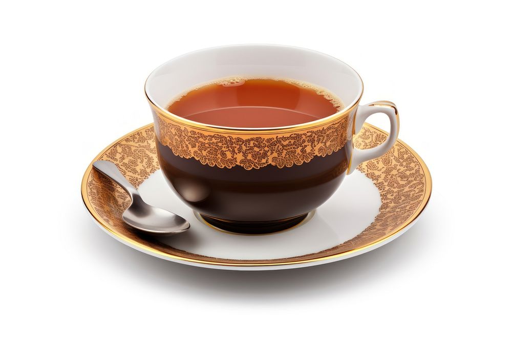 Tea cup saucer drink. AI generated Image by rawpixel.