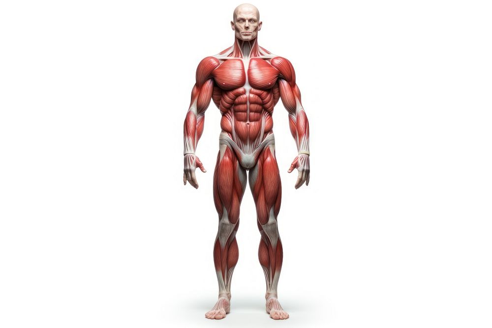 Anatomy adult torso human. AI generated Image by rawpixel.