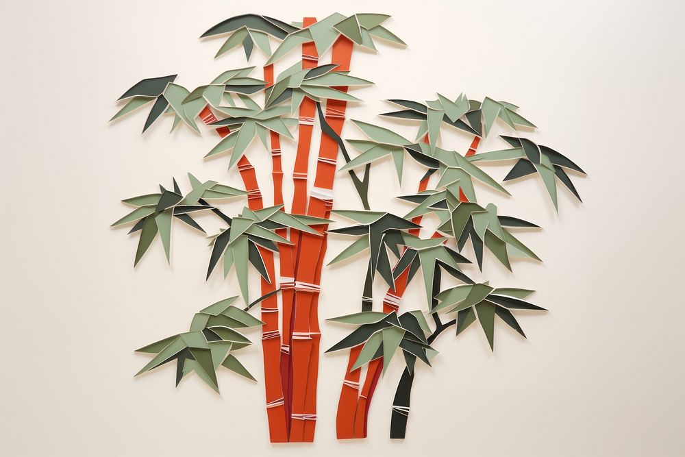 Bamboo tree art plant creativity. AI generated Image by rawpixel.