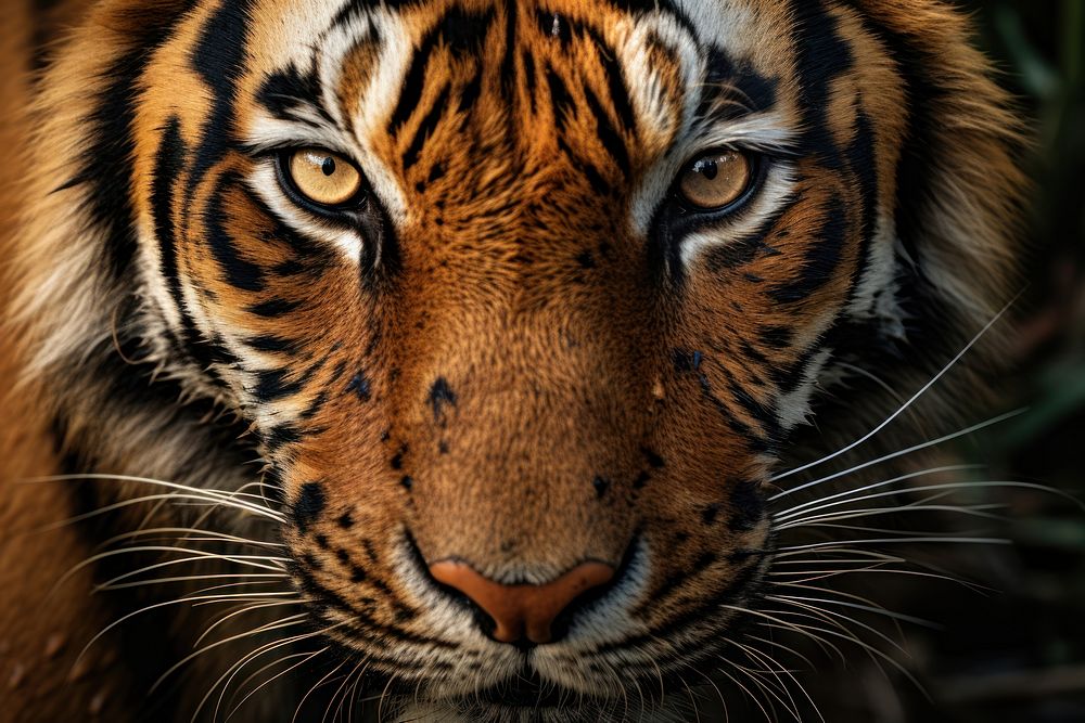 Tiger wildlife animal mammal. AI generated Image by rawpixel.