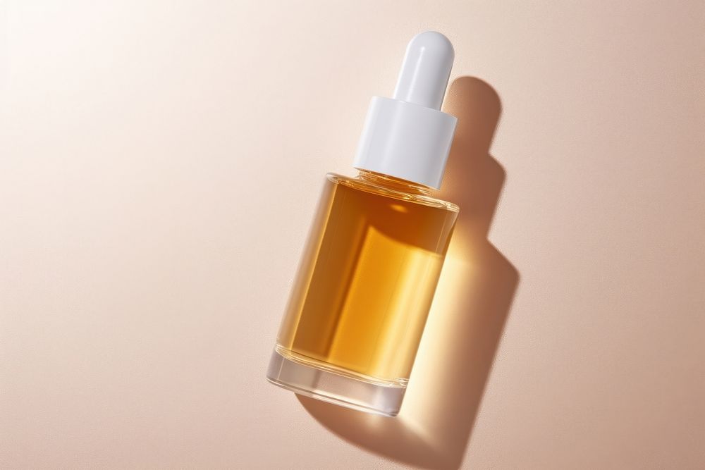 Serum bottle cosmetics perfume. 