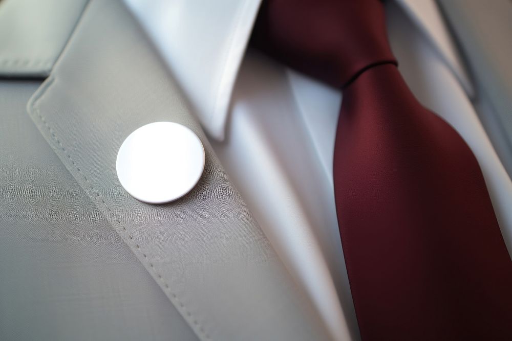 Pin badge necktie accessories accessory. AI generated Image by rawpixel.
