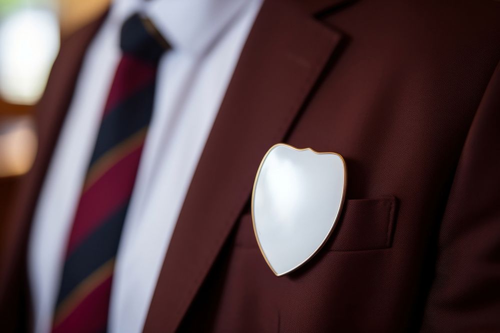 Pin badge blazer adult suit. AI generated Image by rawpixel.