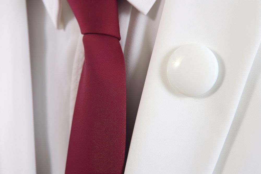 Pin badge necktie shirt accessories. AI generated Image by rawpixel.