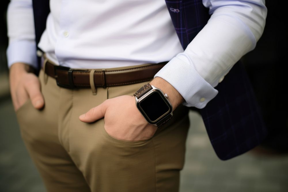 Smart watches wristwatch pocket adult. AI generated Image by rawpixel.