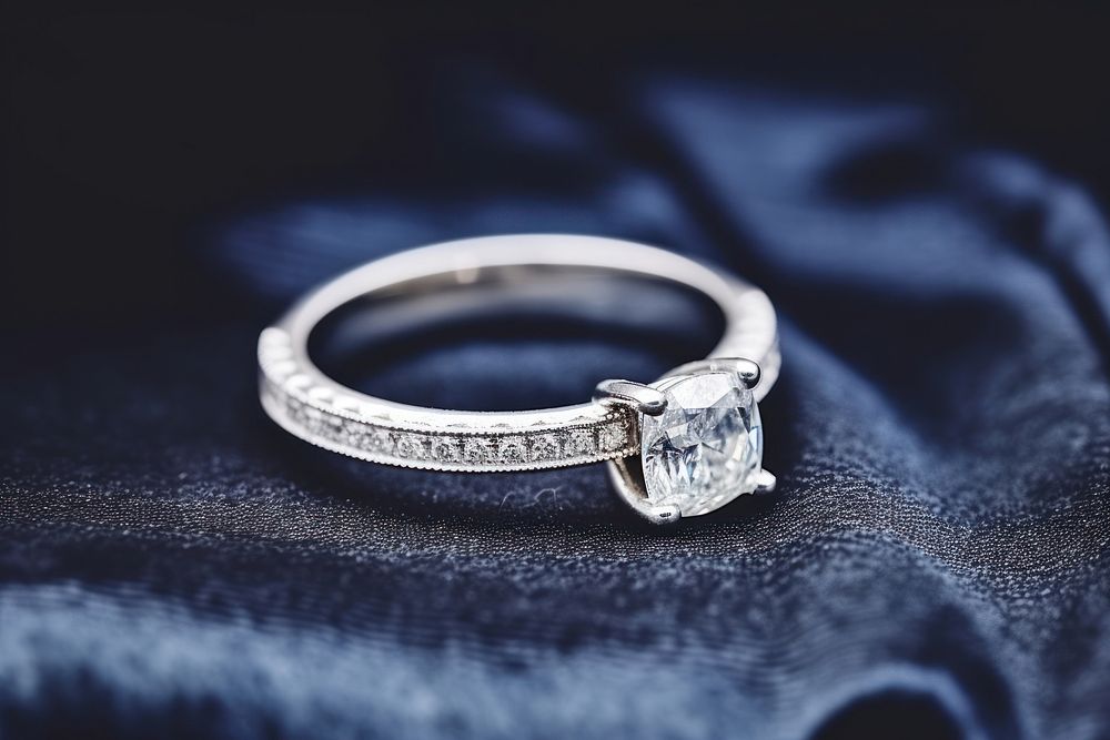 Ring gemstone diamond jewelry. AI generated Image by rawpixel.