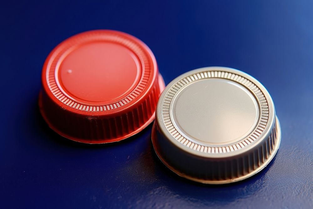 Bottle cap electronics ketchup circle. AI generated Image by rawpixel.