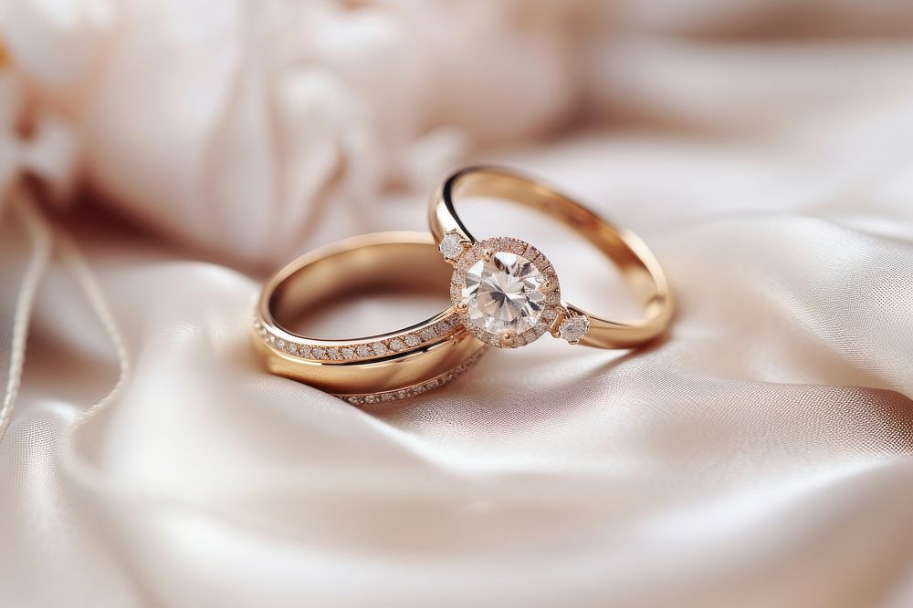 Ring diamond jewelry wedding. 