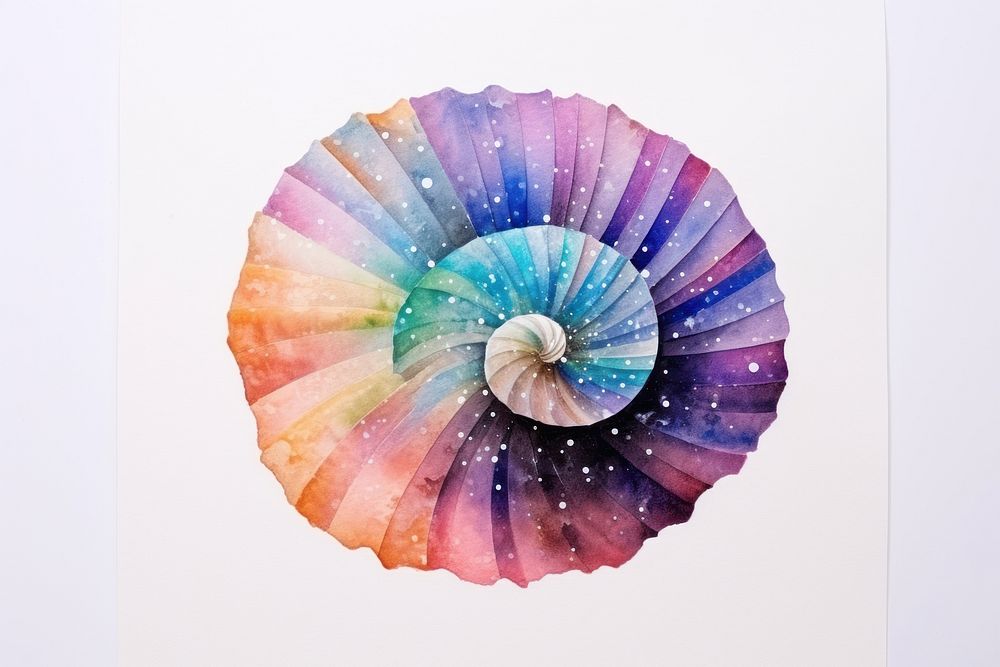 Shell galaxy shell paper art. AI generated Image by rawpixel.