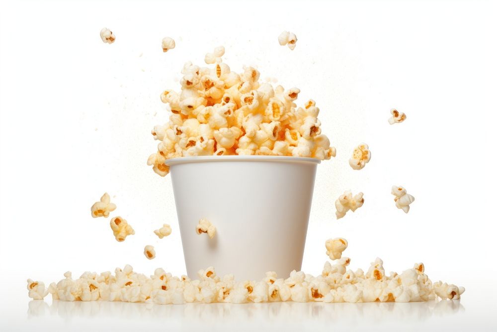 Pop corn popcorn snack food. AI generated Image by rawpixel.