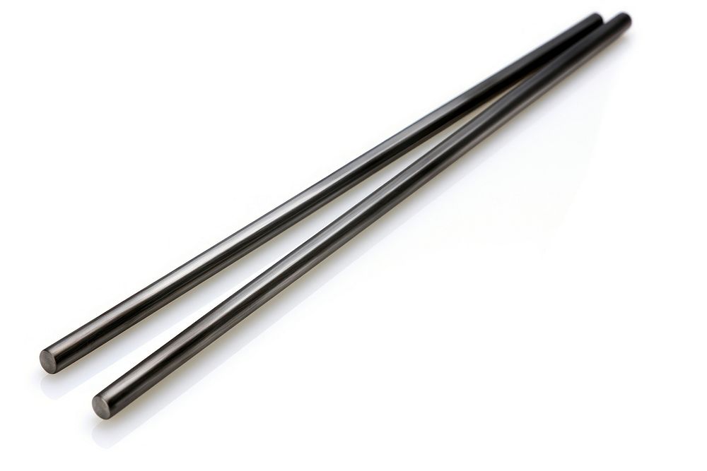Chopsticks steel white background parallel. AI generated Image by rawpixel.