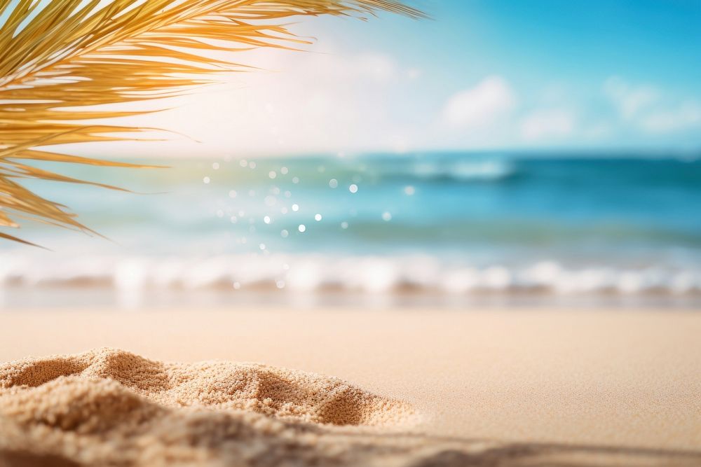 Summer beach sea outdoors. AI generated Image by rawpixel.
