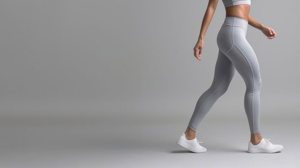 Photo of a female wearing Waist Running Yoga Stretch Cargo Legging. AI generated Image by rawpixel. 