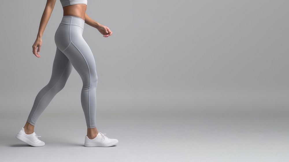 Photo of a female wearing Waist Running Yoga Stretch Cargo Legging. AI generated Image by rawpixel. 